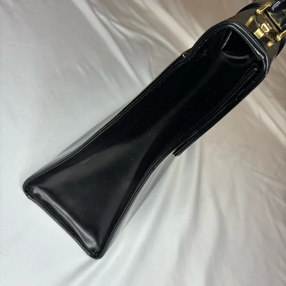 VALENTINO Black Top Handle Leather Bag EUC & STUNNING - Picture 9 of 14